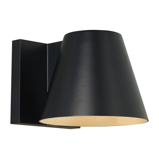 Bowman 6" Outdoor Wall Sconce in Black
