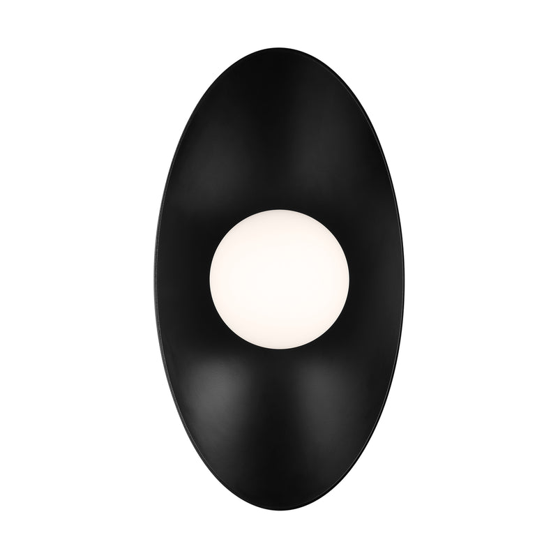 Joni 13" Wall Sconce in MATTE BLACK / MATTE BLACK