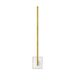 Klee 30" Wall Sconce in Natural Brass