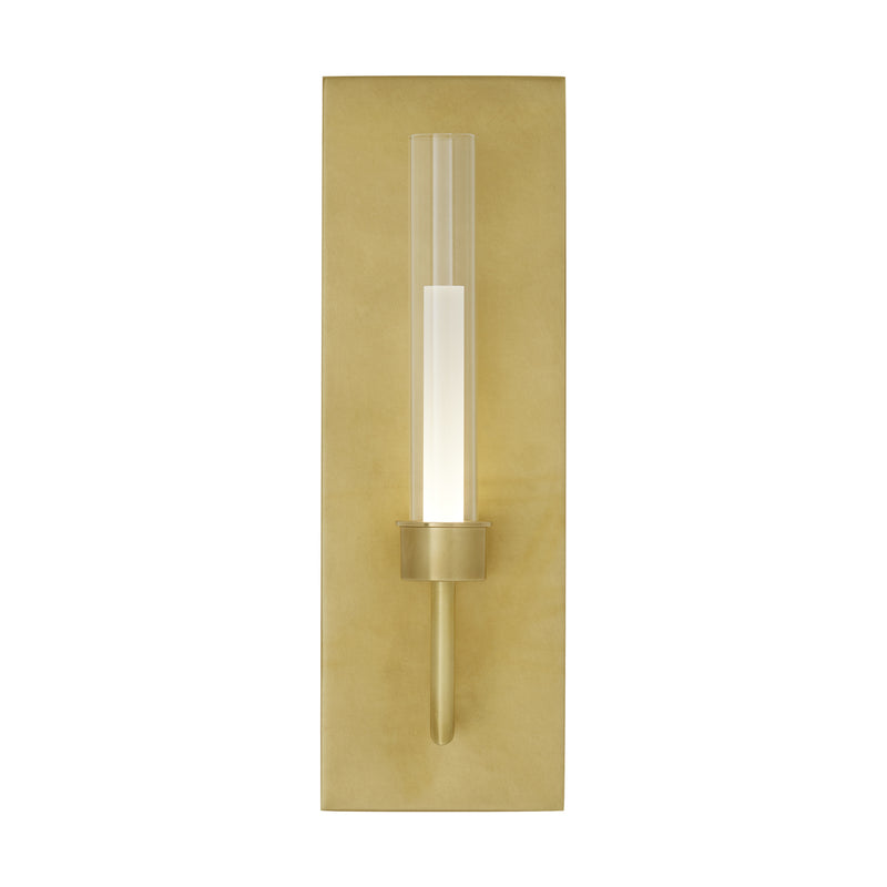 Linger Wall in Natural Brass