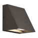 Pitch Single Outdoor Wall Sconce in Bronze