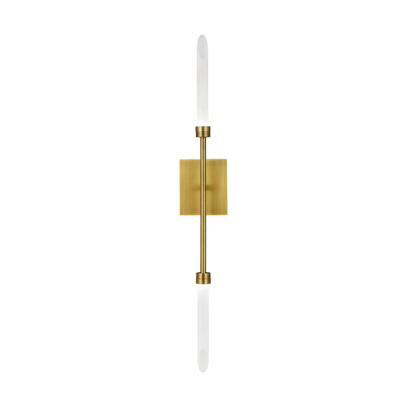 Spur Wall in Aged Brass