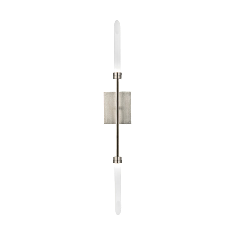 Spur Wall in Satin Nickel