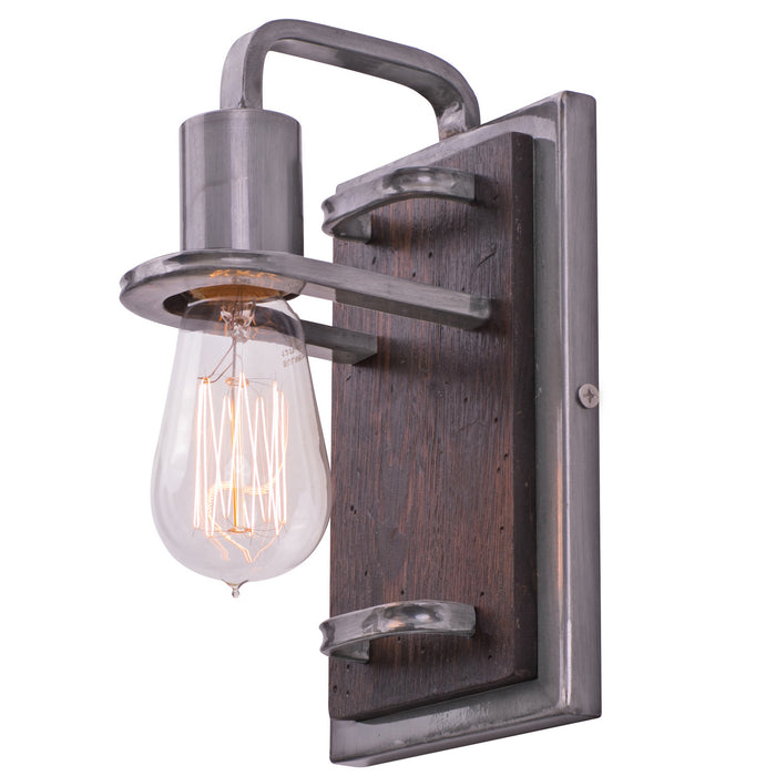 Lofty 1 Light Bath Sconce in Steel