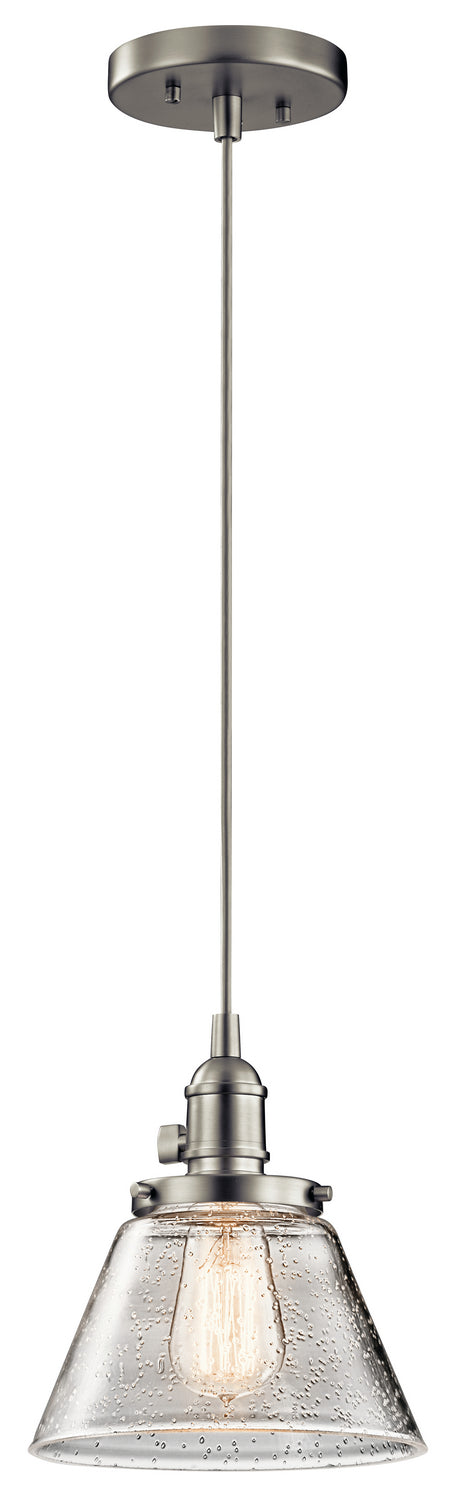 Avery Mini Pendant 1-Light in Brushed Nickel