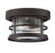 Barrett 1-Light Outdoor Flush Mount in English Bronze
