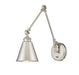 Morland 1-Light Sconce in Polished Nickel - Lamps Expo