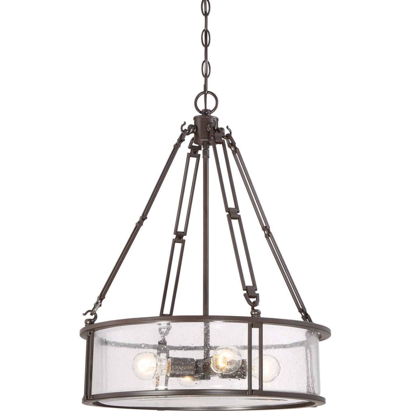 Buchanan 4-Light Pendant in Western Bronze - Lamps Expo