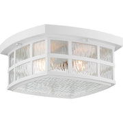 Stonington 2-Light Outdoor Lantern in White Lustre