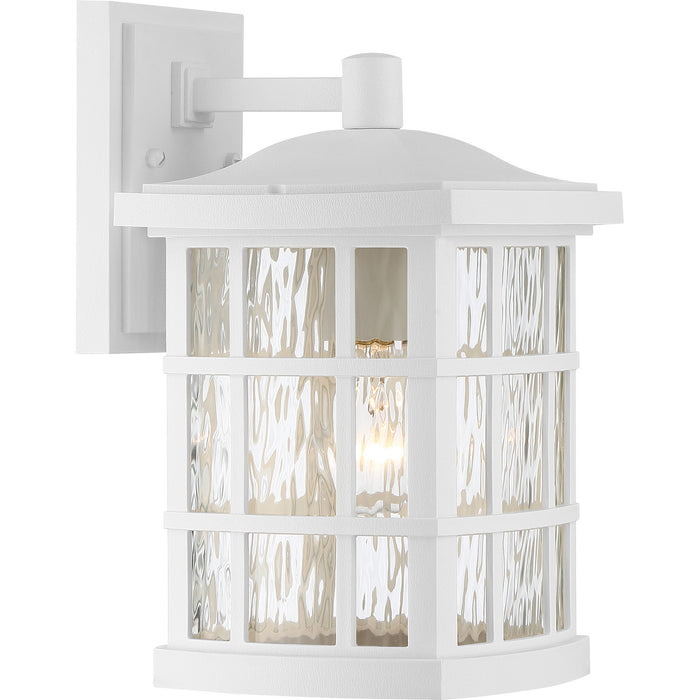 Stonington 1-Light Outdoor Lantern in White Lustre