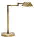 Delta LED Task Table Lamp in Antique Brass