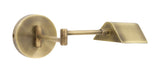 Delta LED Task Wall Lamp in Antique Brass