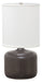 Scatchard 19.5 Inch Table Lamp in Black Matte with Linen Hardback