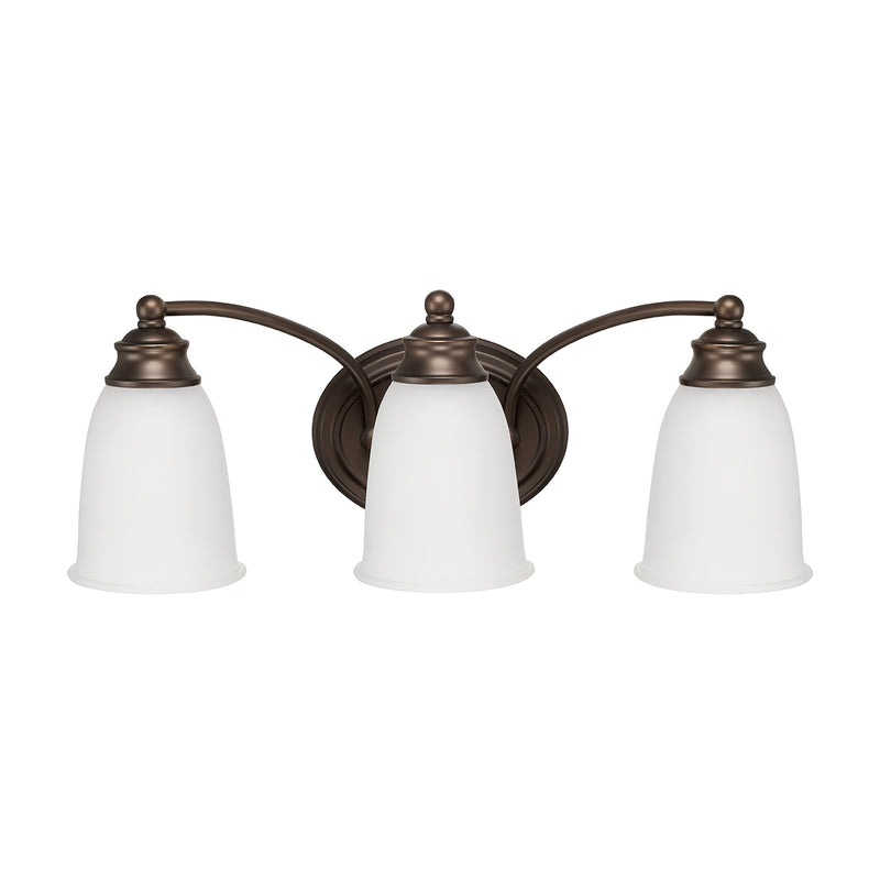 Capital Vanities 3 Light Vanity in Burnished Bronze