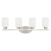 Dixon Four Light Vanity in Brushed Nickel