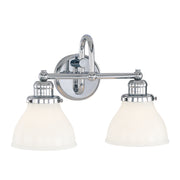 Baxter 2 Light Vanity in Chrome