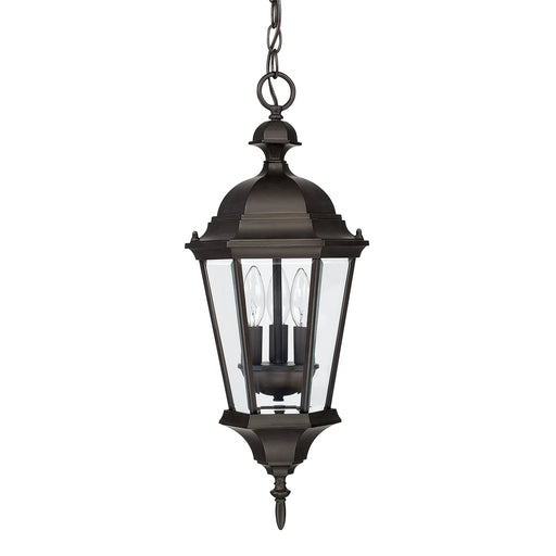 Carriage House 3 Light Outdoor Hanging Lantern in Old Bronze
