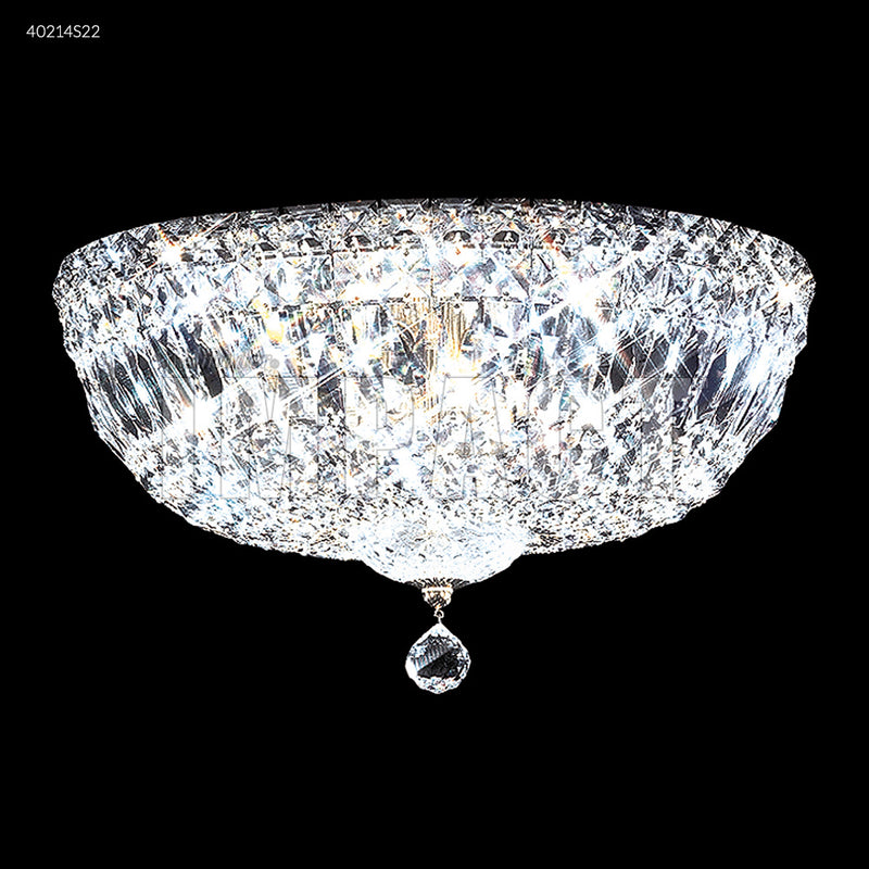 Six Light Flush Mount in Silver - Lamps Expo