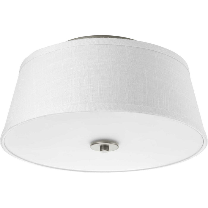 Arden 2-Light 14" Flush Mount in Brushed Nickel