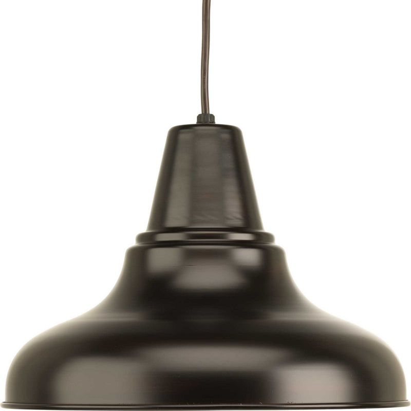 District 1-Light Large Hanging Lantern in Antique Bronze