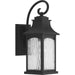 Maison 1-Light Small Wall Lantern in Black