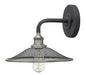 Rigby Single Light Sconce in Aged Zinc