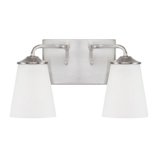 Braylon Two Light Vanity in Brushed Nickel