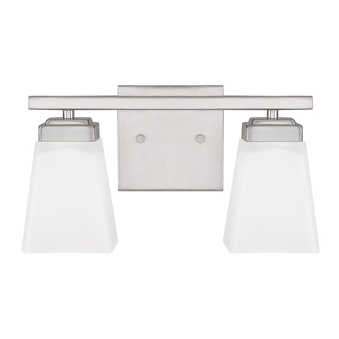 Baxley Two Light Vanity in Brushed Nickel