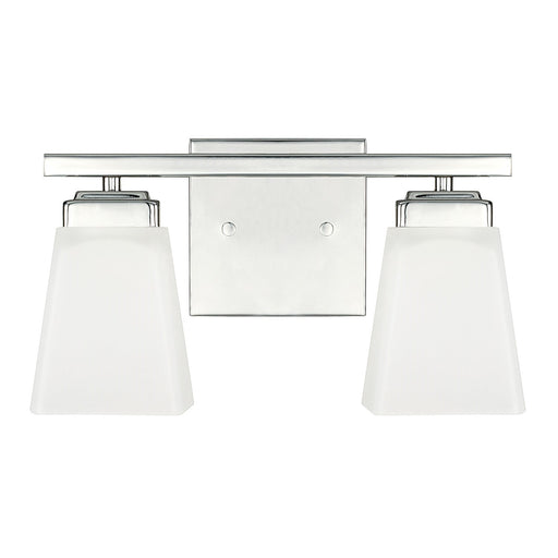 Baxley Two Light Vanity in Polished Nickel