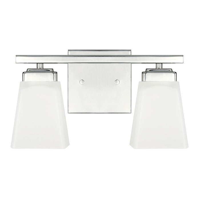 Baxley Two Light Vanity in Polished Nickel