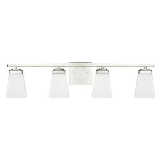 Baxley Four Light Vanity in Polished Nickel