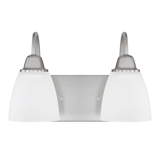 Trenton Two Light Vanity in Brushed Nickel