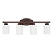 Dixon Four Light Vanity in Bronze
