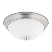 Bates Two Light Flush Mount in Brushed Nickel