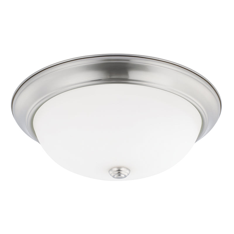 Bates Three Light Flush Mount in Brushed Nickel