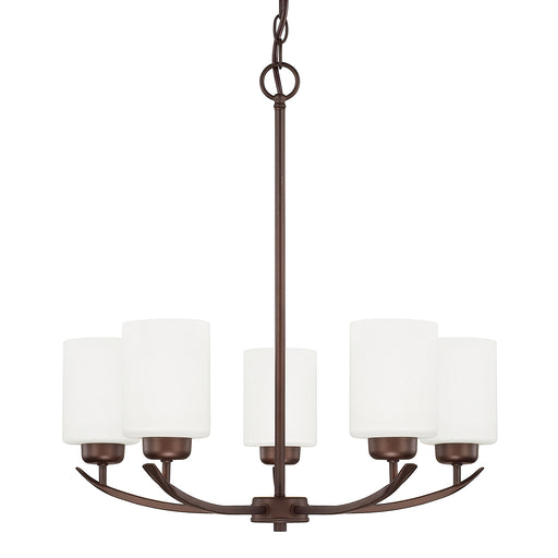 Dixon Five Light Chandelier in Bronze