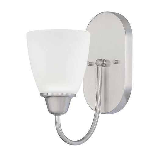 Trenton One Light Wall Sconce in Brushed Nickel