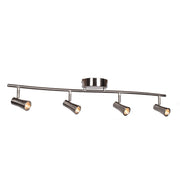 Sleek 4-Light Dimmable LED Spotlight Semi-Flush - Lamps Expo