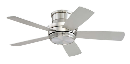 Tempo Hugger 44" 1-Light Ceiling Fan in Brushed Polished Nickel from Craftmade, item number TMPH44BNK5