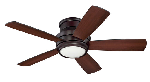 Tempo Hugger 44" 1-Light Ceiling Fan in Oiled Bronze from Craftmade, item number TMPH44OB5
