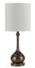 CAL Lighting (BO-2256TB-RU) Tapron 1-Light Table Lamp