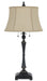 CAL Lighting (BO-2443TB) Madison 2-Light Table Lamp