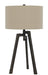CAL Lighting (BO-2626TB) Uni-Pack 1-Light Table Lamp