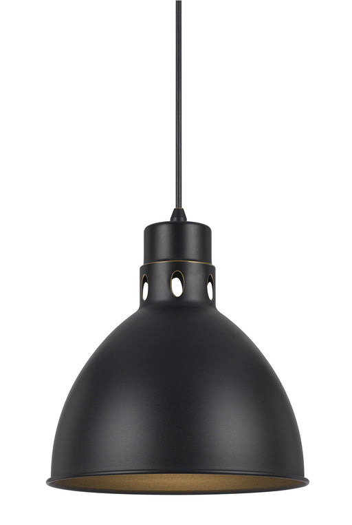 Uni-Pack One Light Pendant In Brushed Steel
