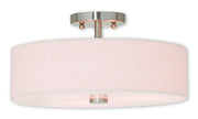 Meridian 3 Light Ceiling Mount in Brushed Nickel