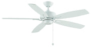 Aire Deluxe 52 inch Fan in Matte White with Matte White Blades