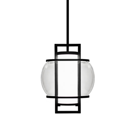 Lucid LED Pendant in Black - Lamps Expo