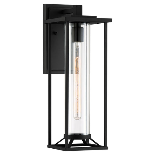 Trescott Outdoor XL Wall Mount in Coal & Clear Glass - Lamps Expo