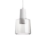 Samson Down Pendant in White