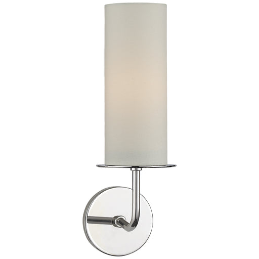 Larabee One Light Wall Sconce in Polished Nickel
